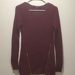 Guess Purple Sweater Dress